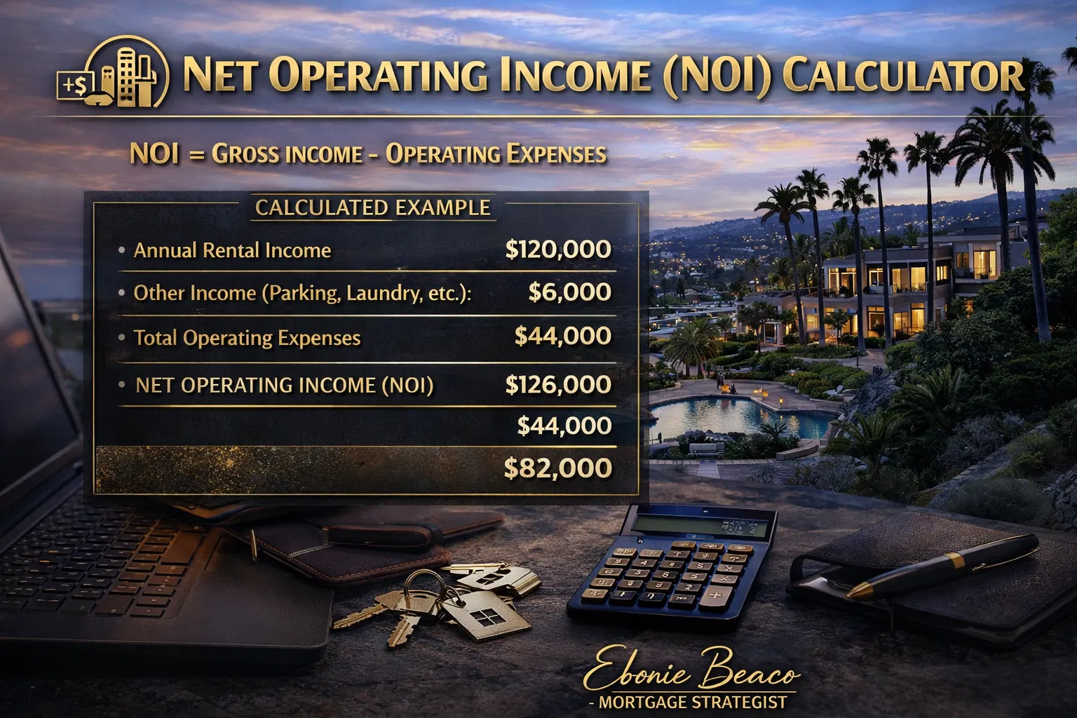 NOI Calculator for Luxury Property