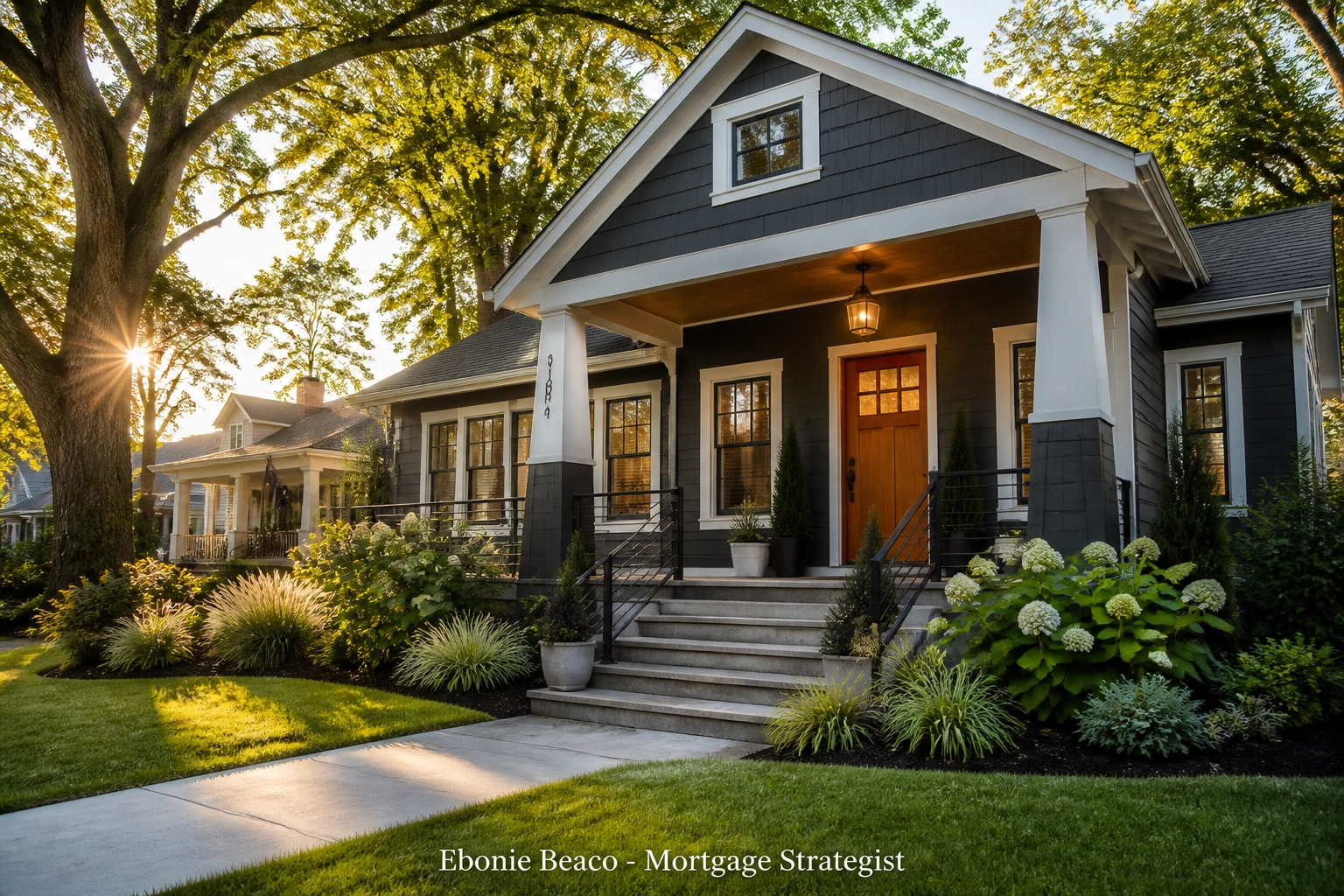 Modern Atlanta bungalow in a gentrifying neighborhood, an example of a successful Atlanta DSCR loan investment.