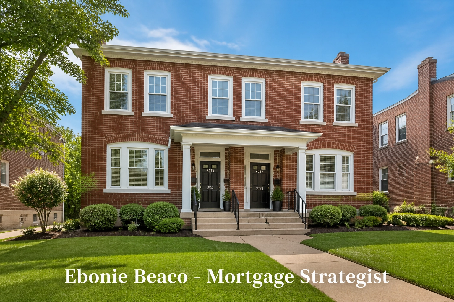 A St. Louis Missouri investment property duplex, perfect for financing with a rental DSCR loan.