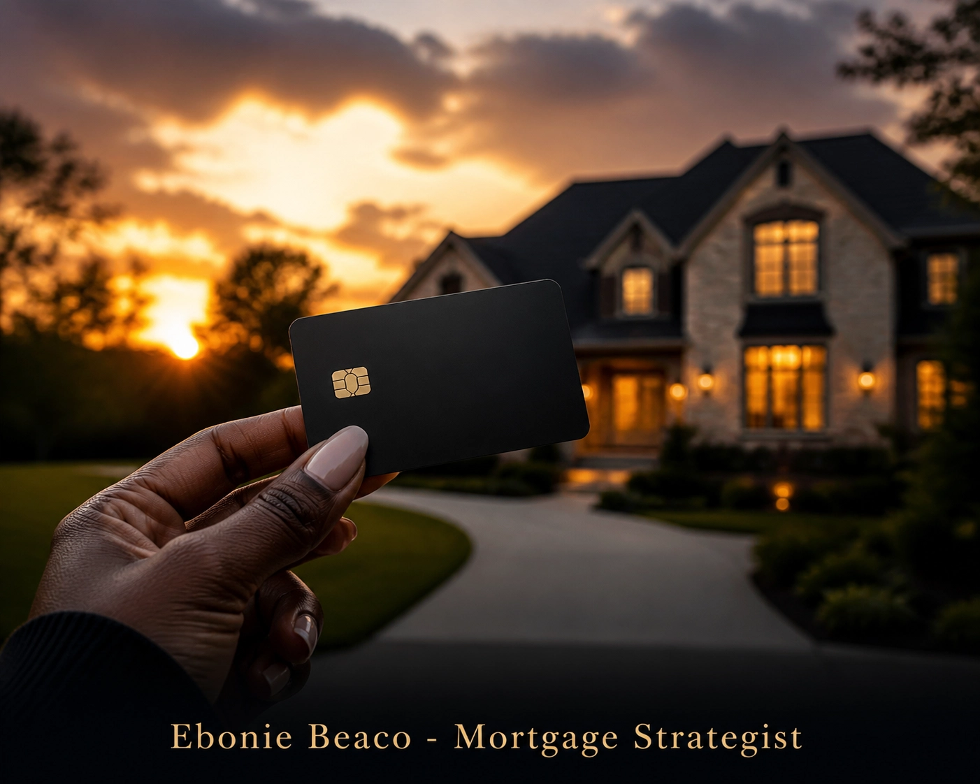 Accessing an Indiana HELOC credit line to leverage home equity in a suburban neighborhood at sunset.