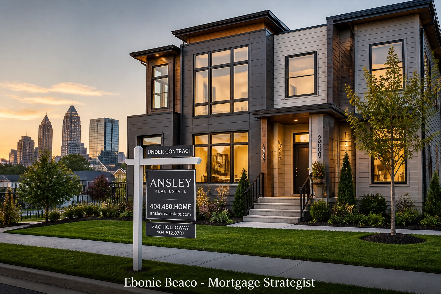 Modern Virginia duplex under contract, illustrating how real estate investors use HELOC funds for property acquisition.
