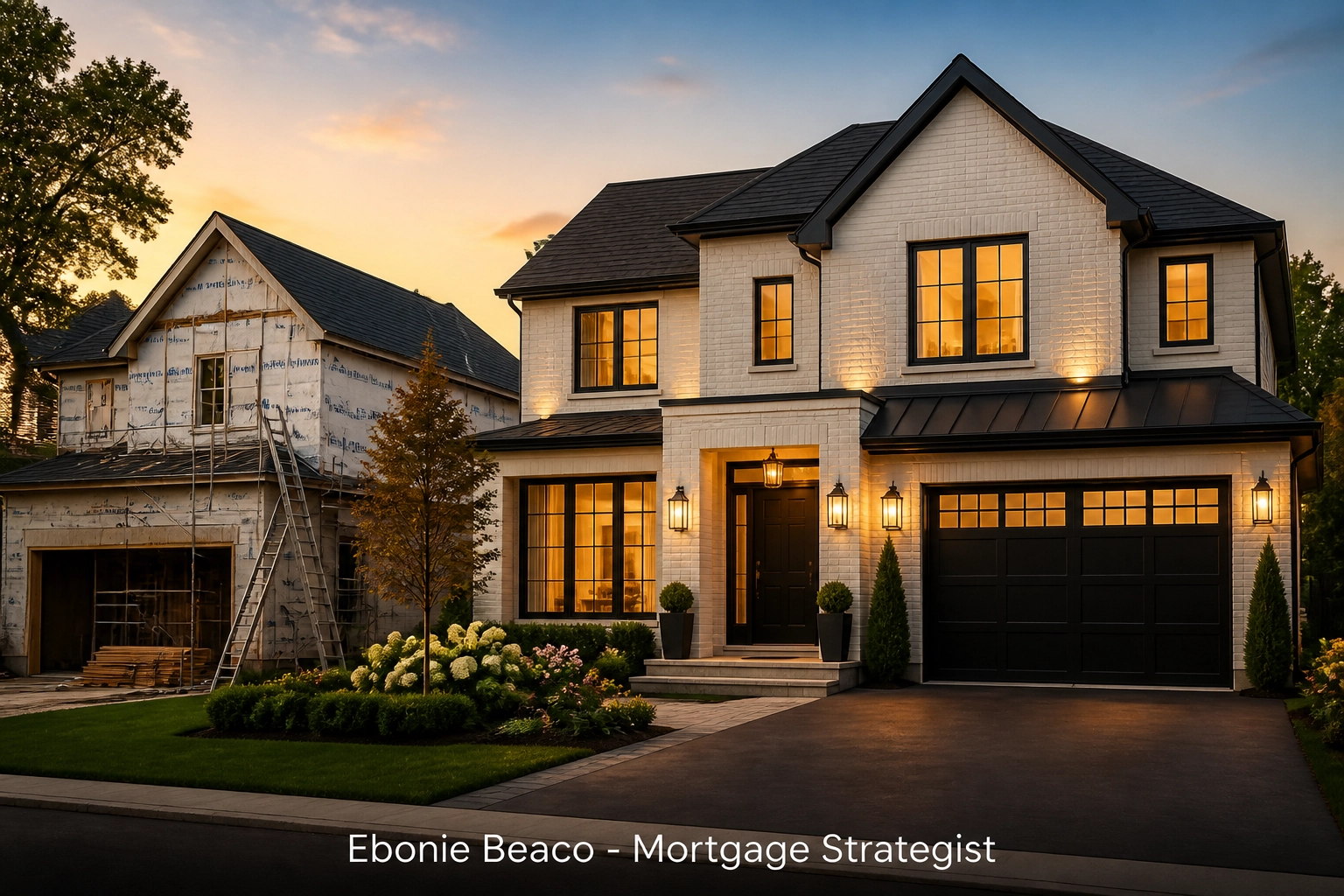 Beautifully renovated suburban home illustrating the wealth building power of a home equity line of credit.