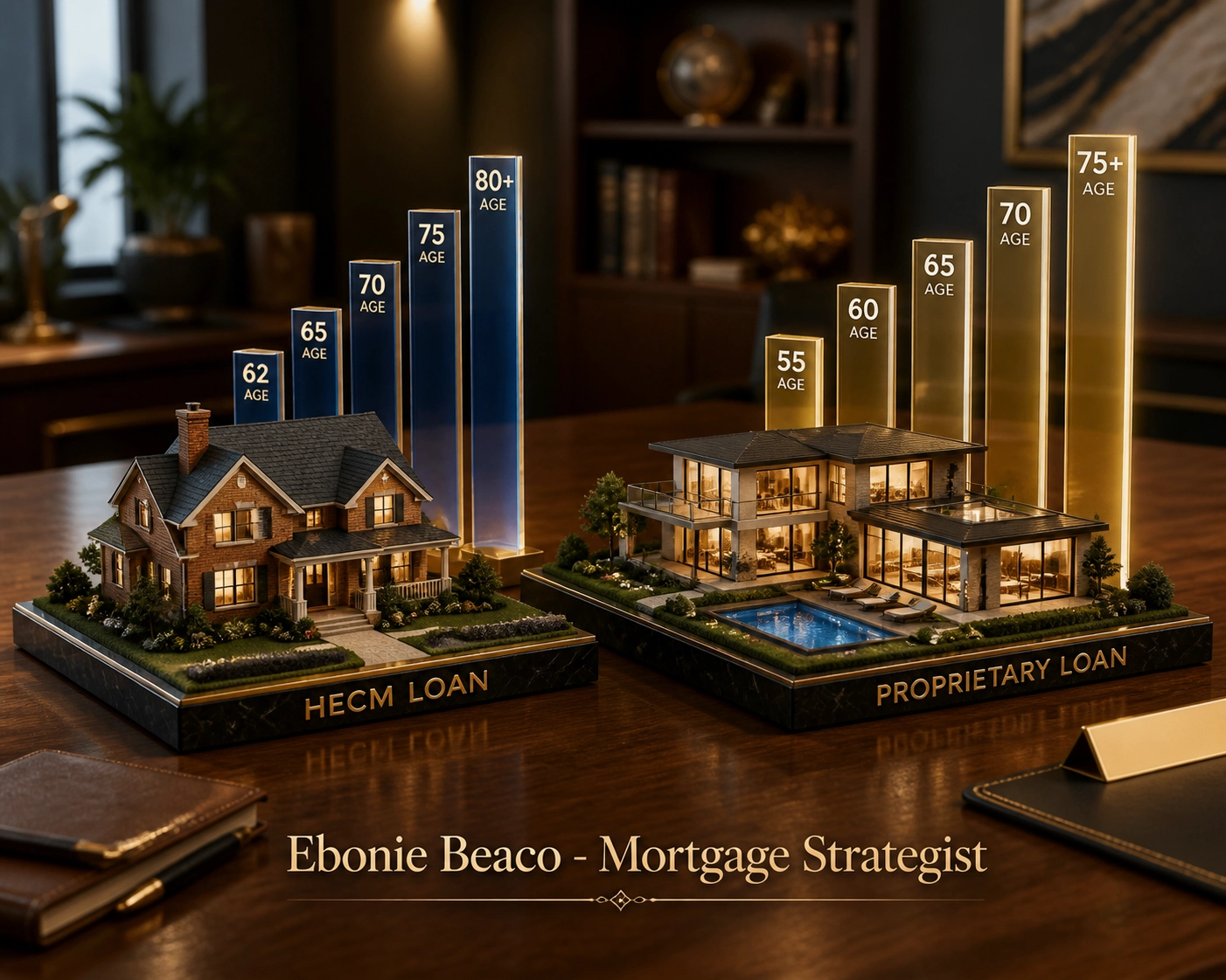 Comparison of HECM and proprietary reverse mortgage loan-to-value limits for aging in place.