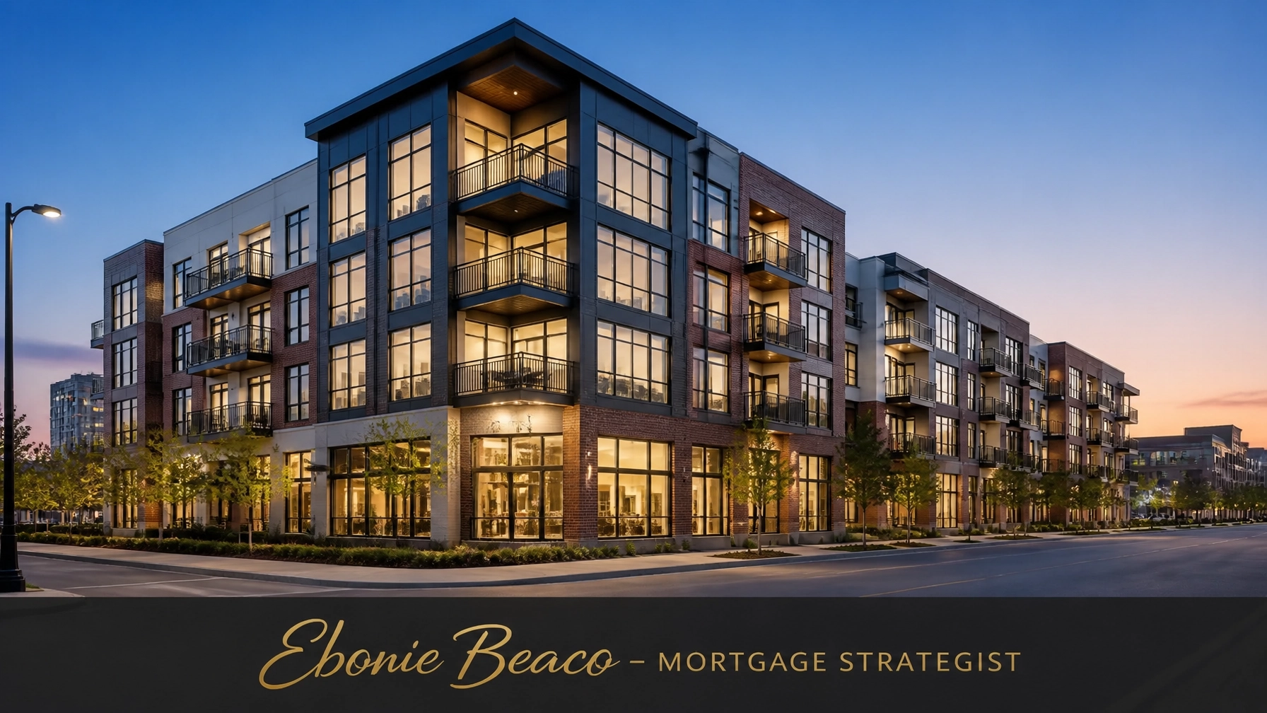 A modern multi-unit apartment building representing commercial and DSCR investment opportunities.