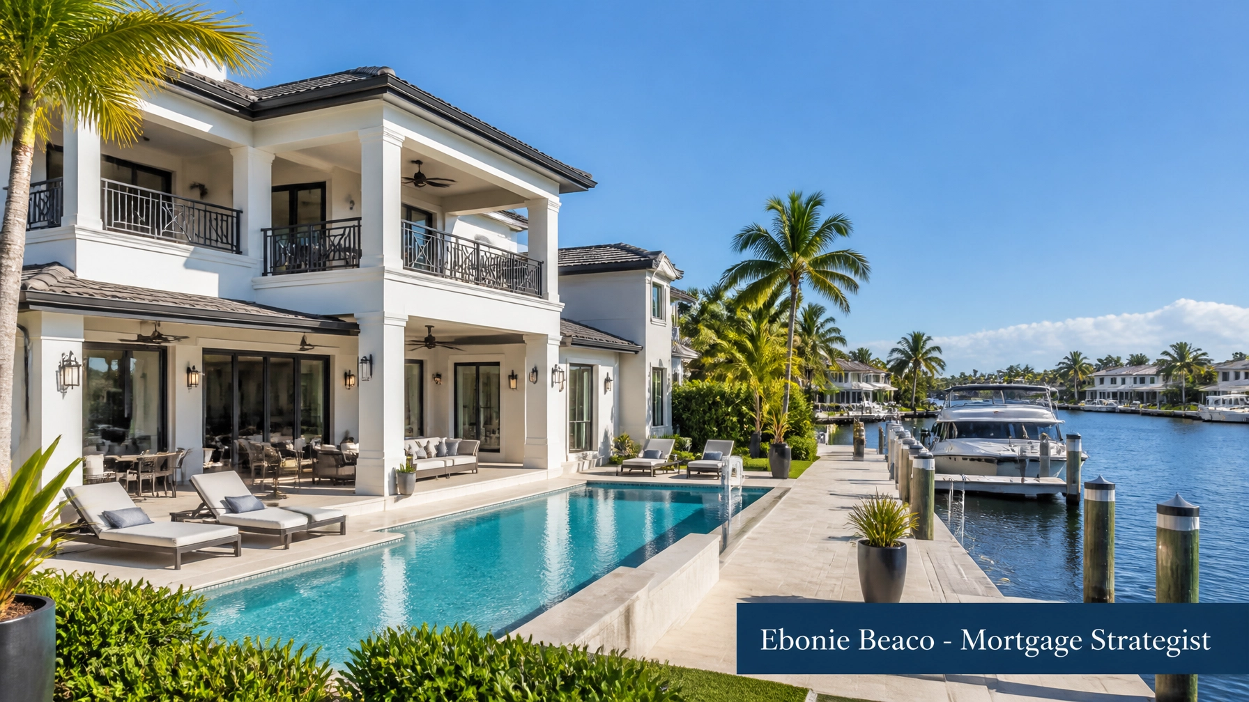 Luxury waterfront home in Florida