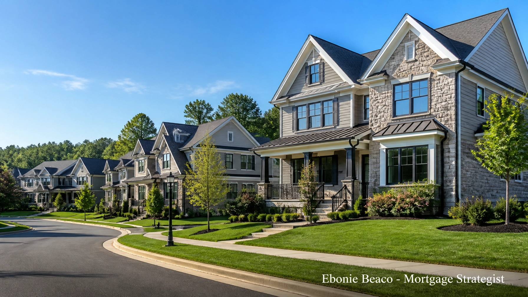 Luxury suburban homes in Northern Virginia