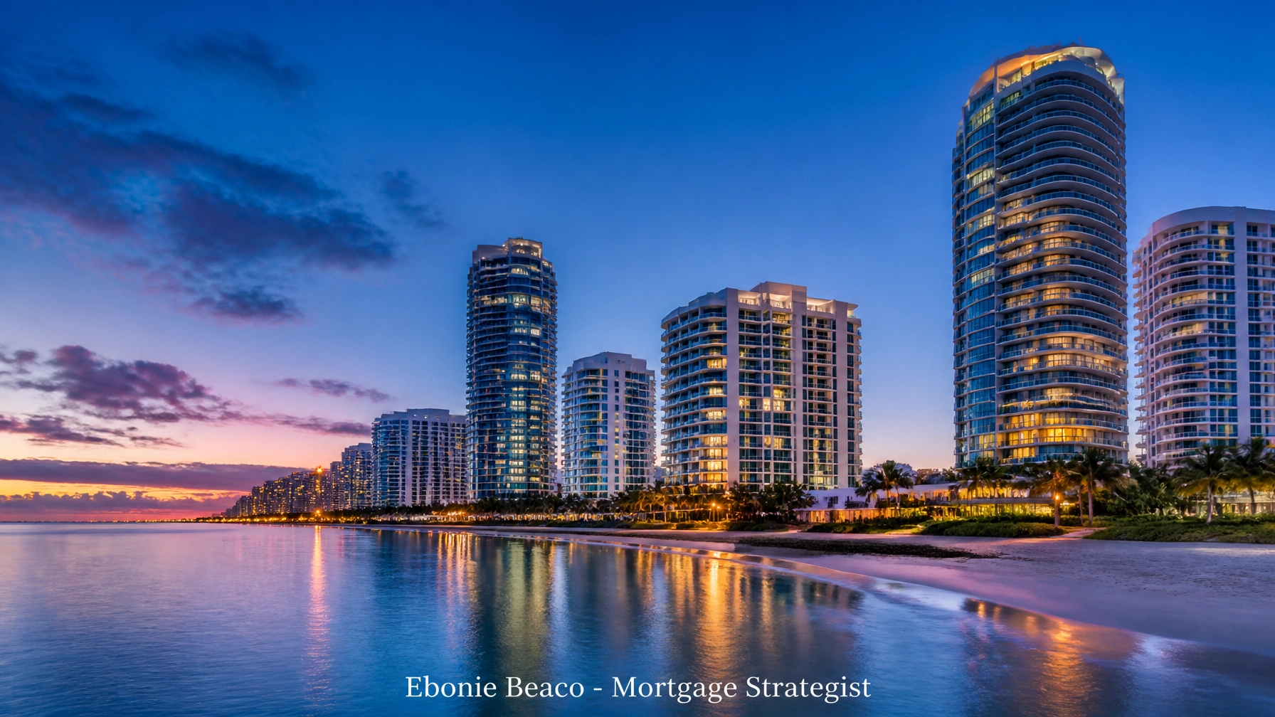 Coastal Florida skyline representing a sophisticated real estate market