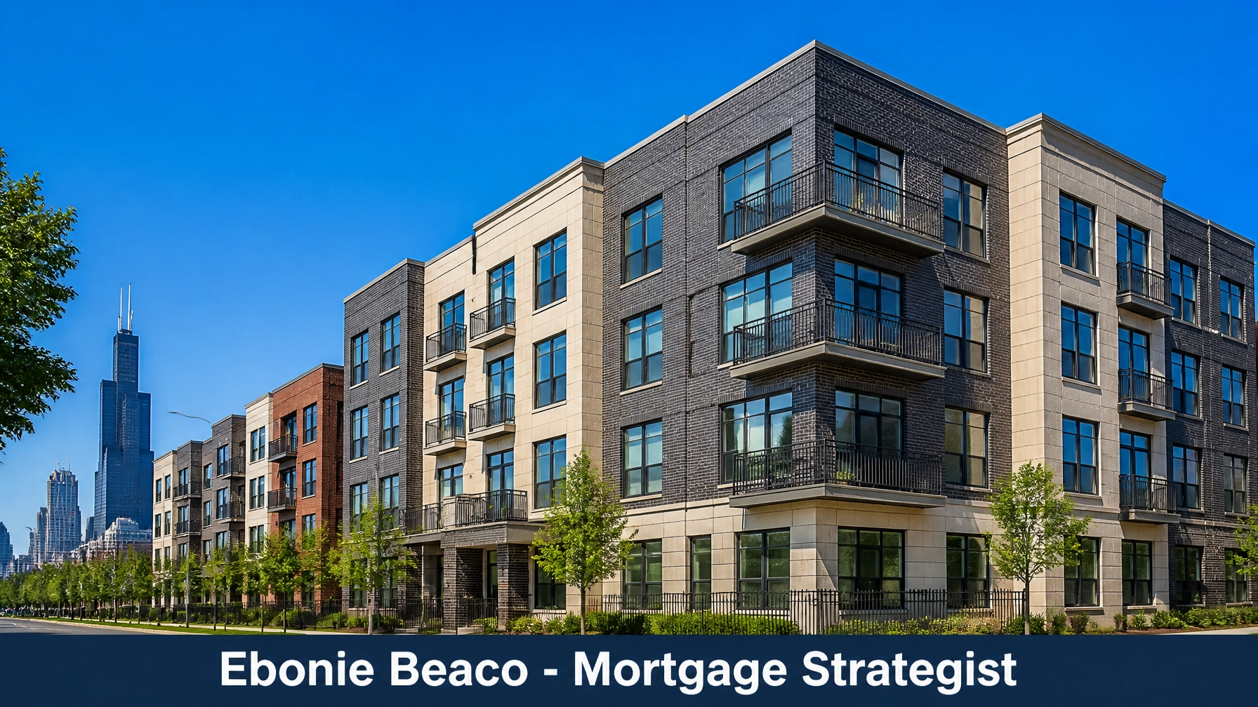 A commercial multi-unit apartment building representing successful real estate investment