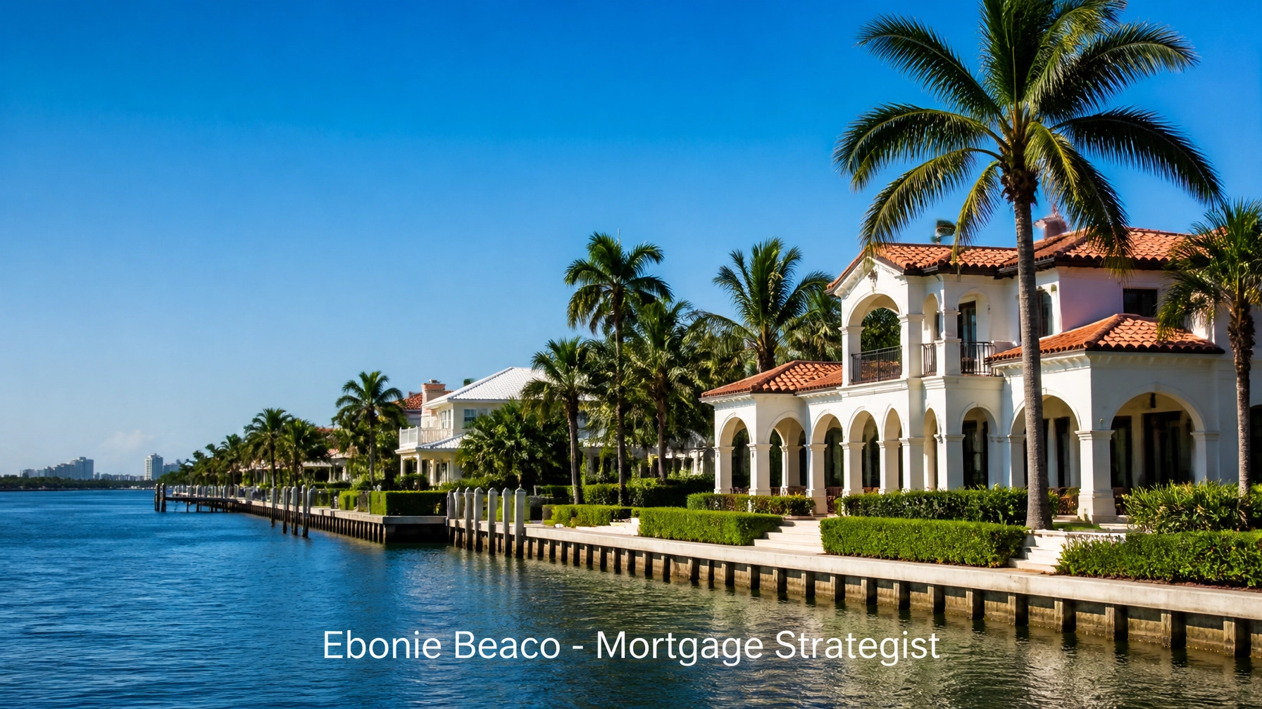A coastal Florida neighborhood with modern Mediterranean-style homes, representing the diverse real estate investment opportunities in the state.
