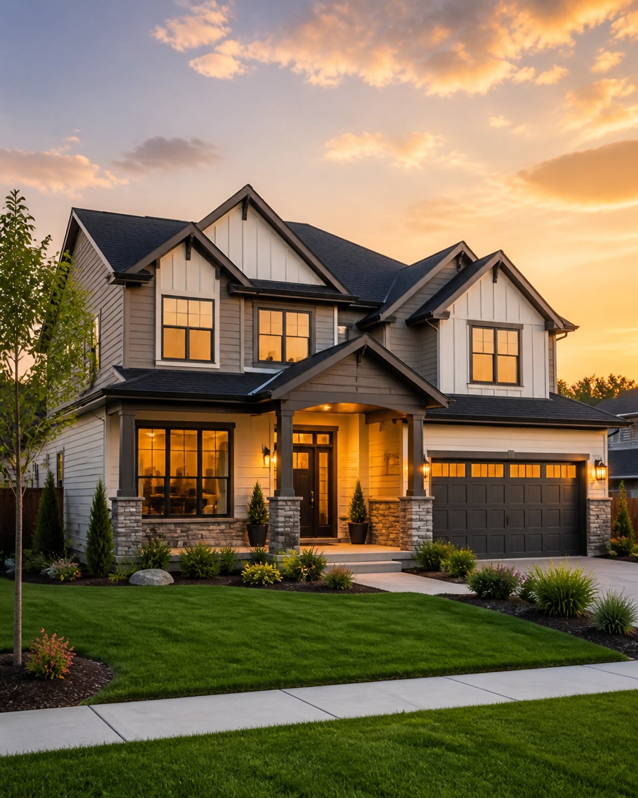 Modern Suburban Home and Asset Stability