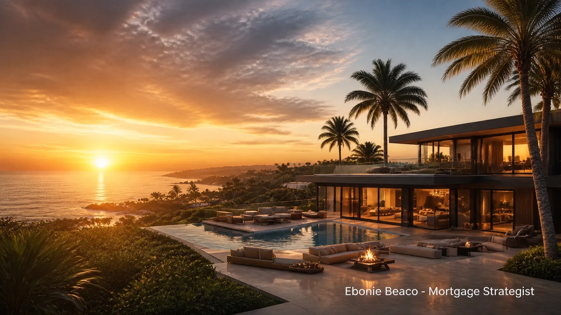 Luxury Florida waterfront property showing the impact of high-end real estate financing