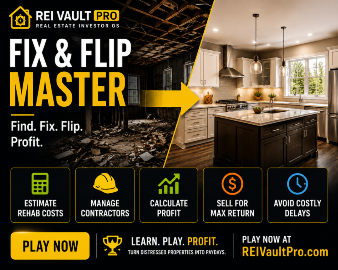 A professional before and after kitchen renovation, showcasing the profit potential of a well-executed flip.