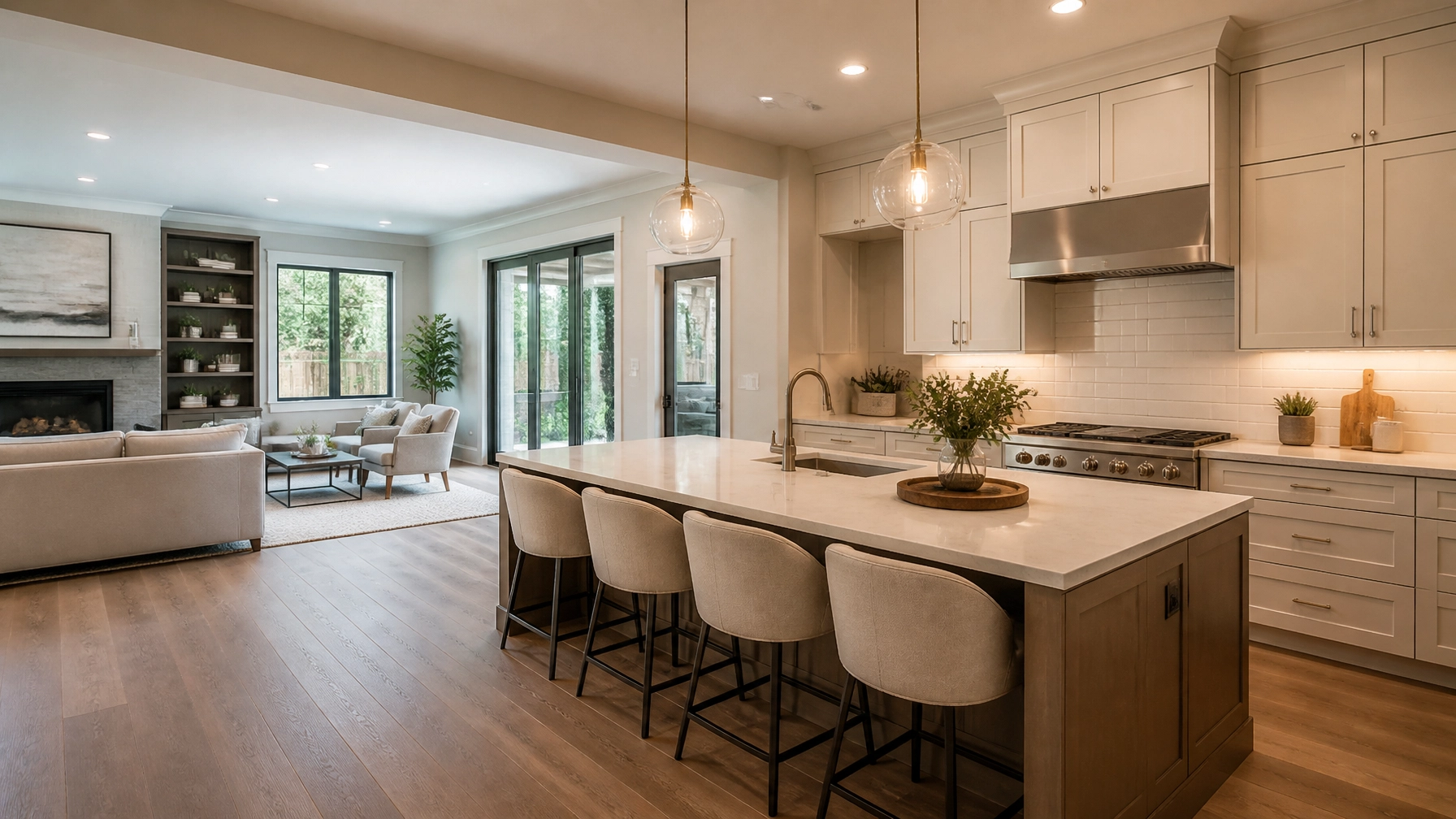Modern, successful residential real estate representing the result of smart underwriting