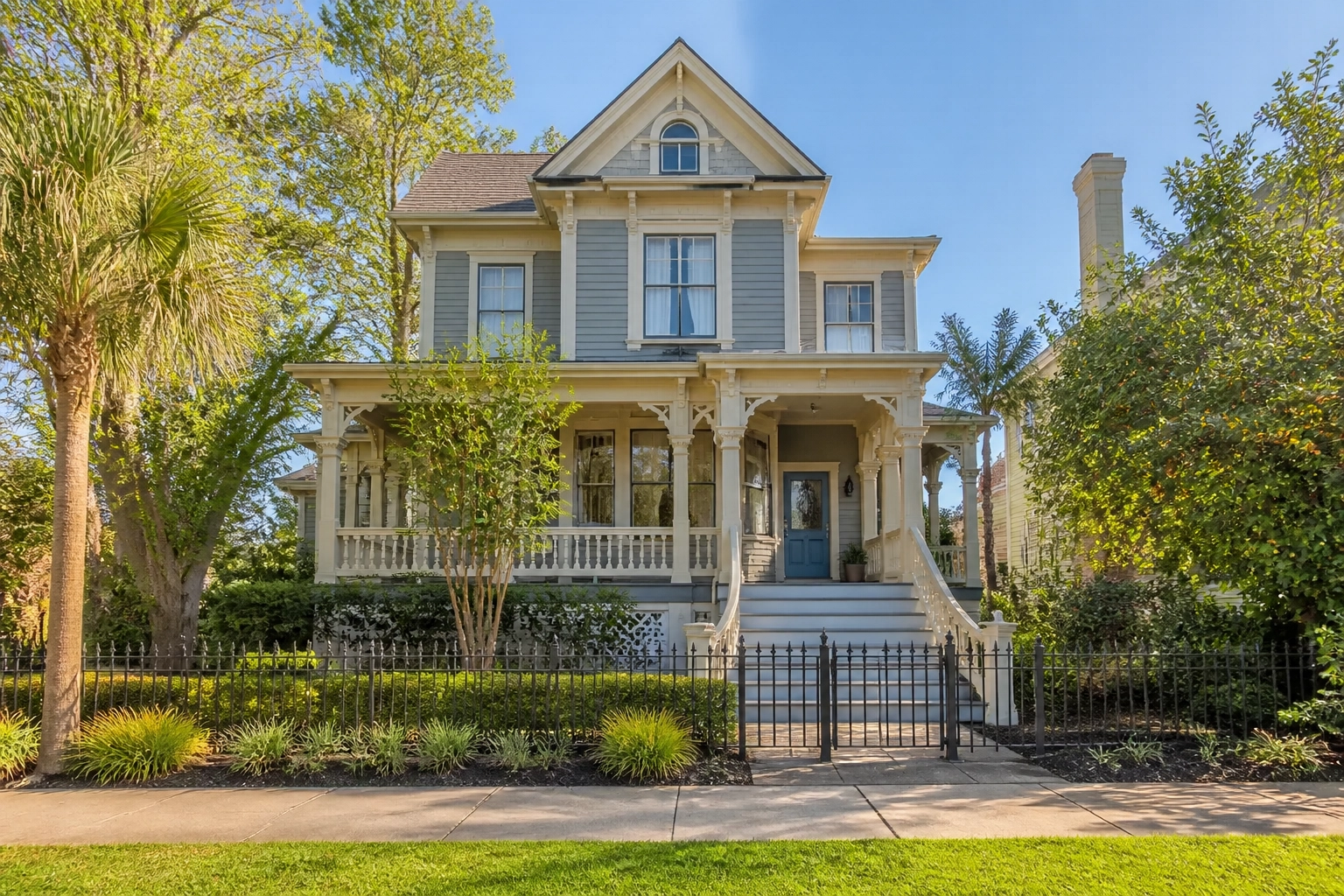 A beautifully renovated Victorian home in Savannah, showcasing the potential of a successful fix-and-flip project.