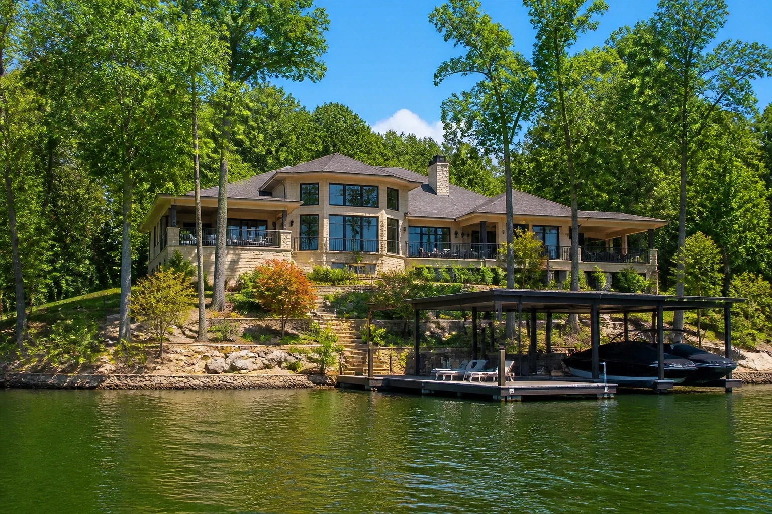 Arkansas Waterfront Landscape