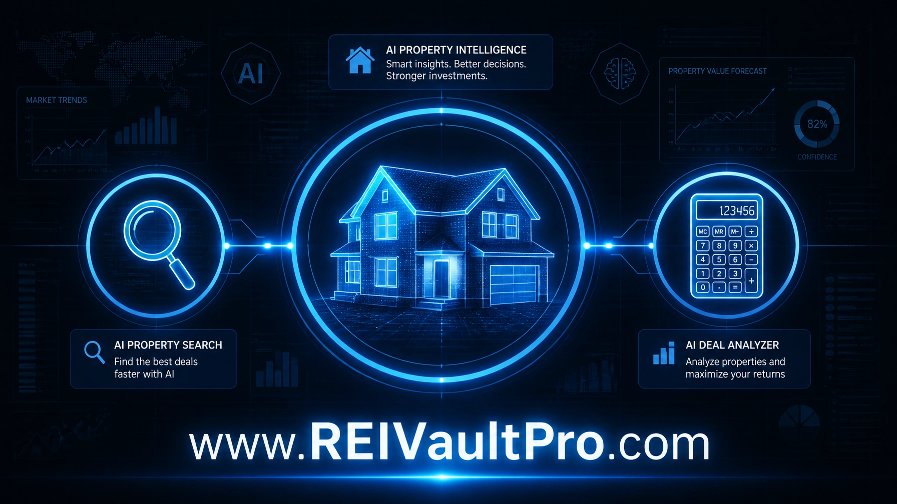 AI Real Estate Tools Illustration