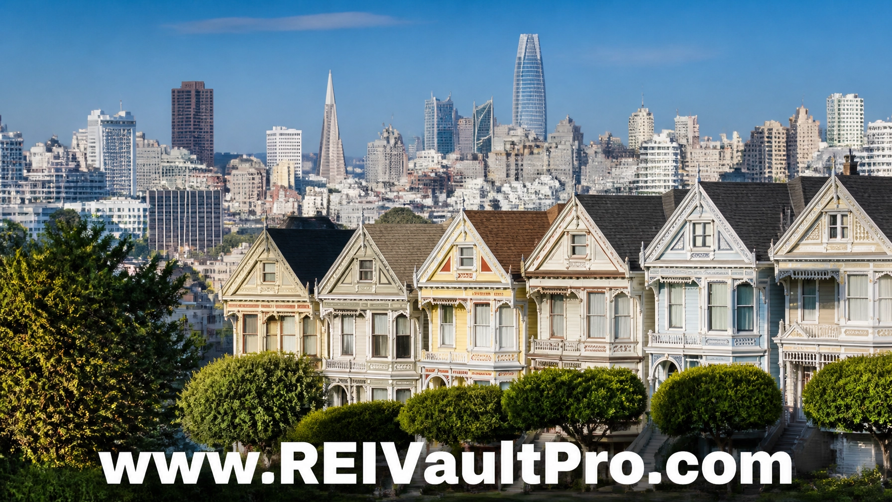 San Francisco Victorian home showcasing the high-value real estate common in California.