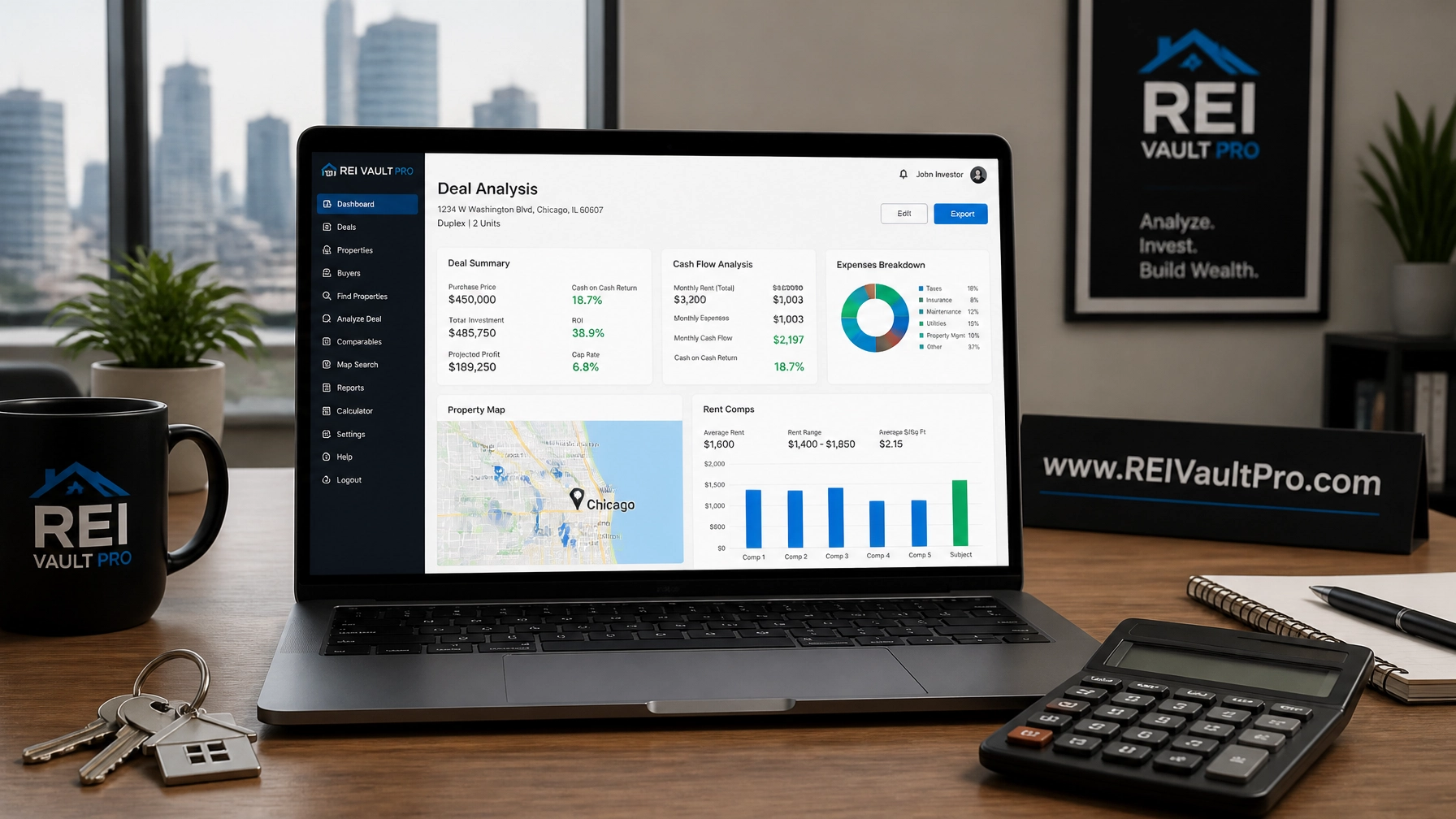Professional Real Estate Dashboard
