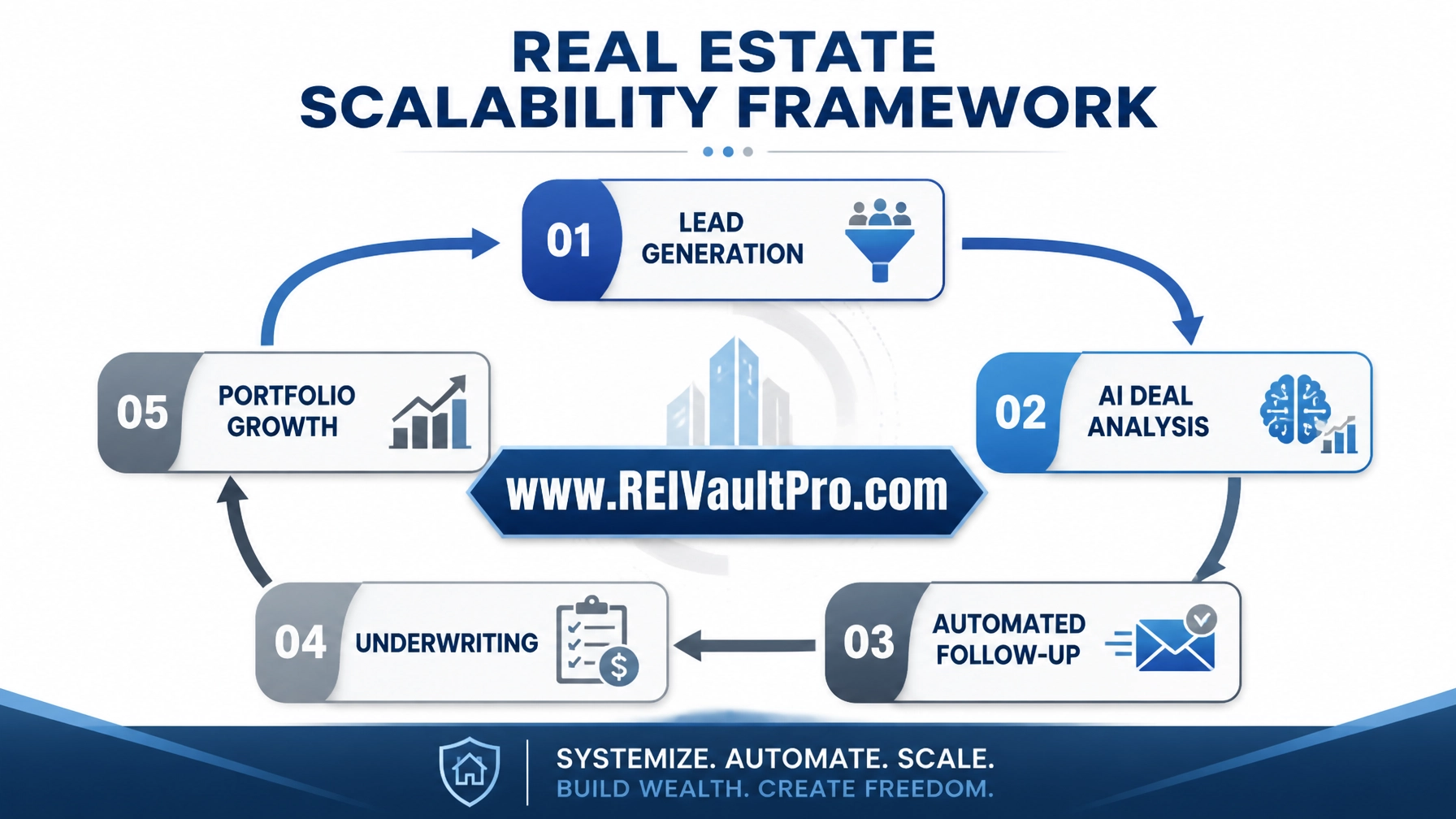 Abstract flowchart of the Real Estate Scalability Framework