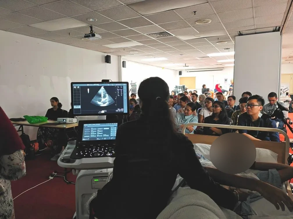 Live demonstration to the audience — KVAMU 2026, Hospital Selayang