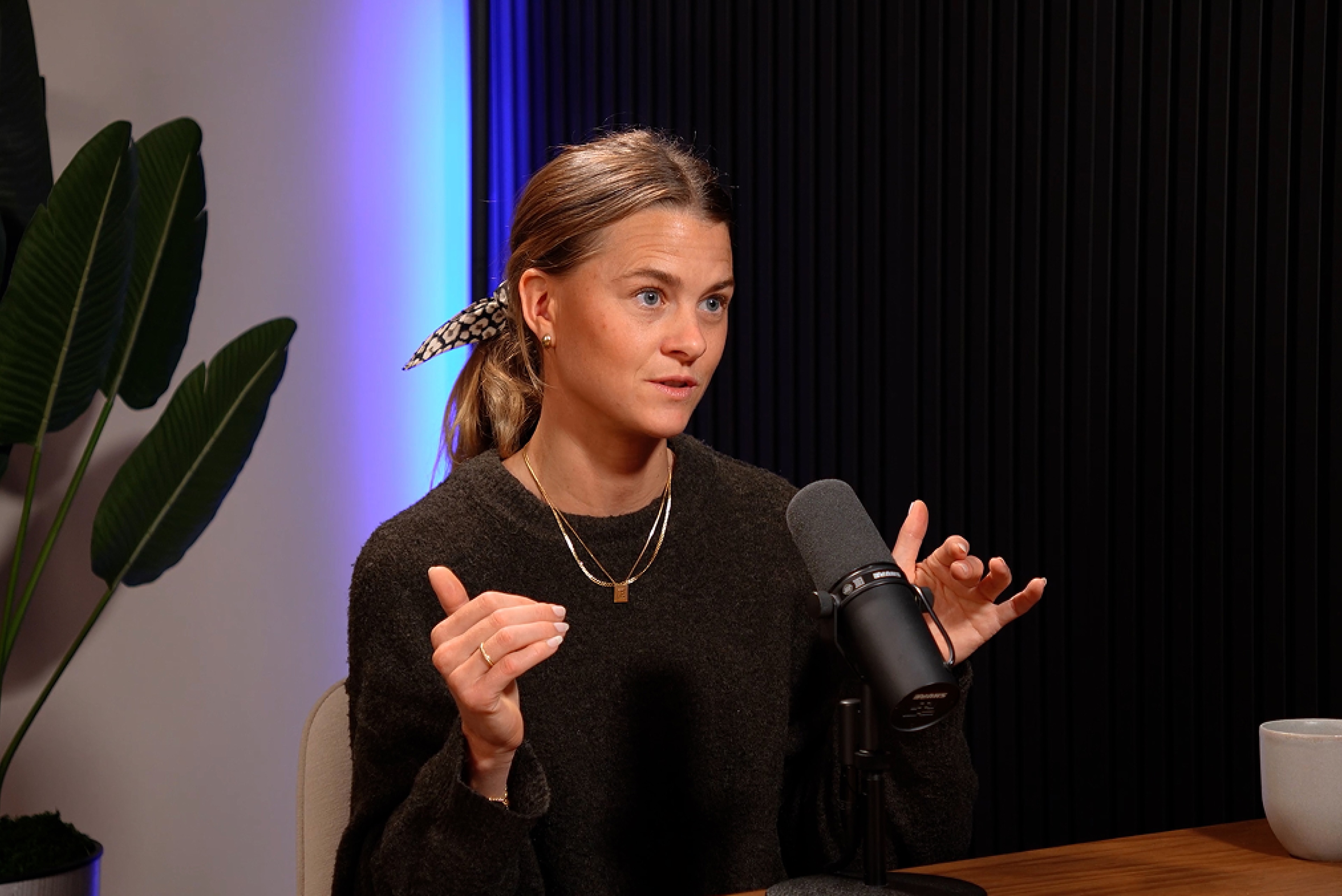 Elsa Unenge, functional breathing teacher, speaking during a recorded conversation.