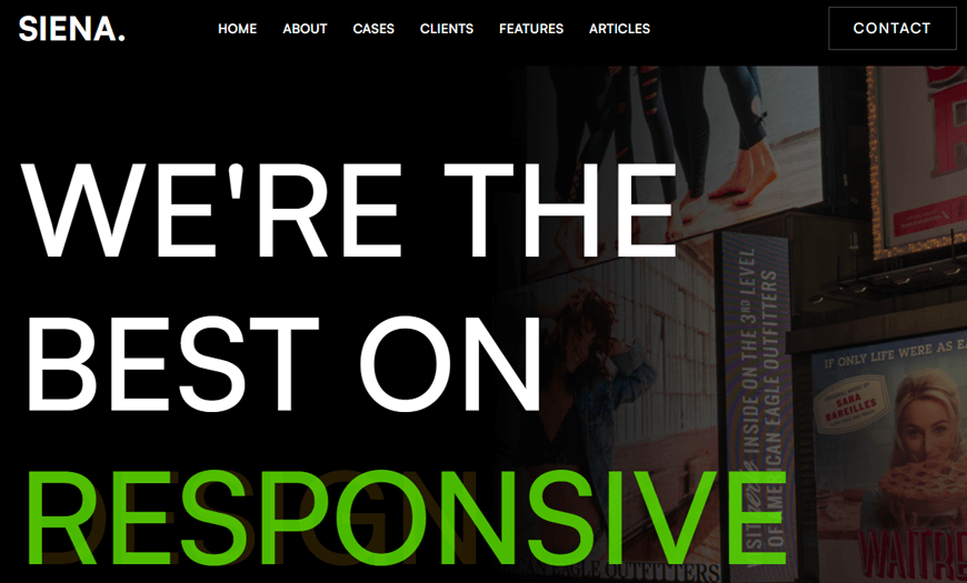 Siena - Portfolio Website Template