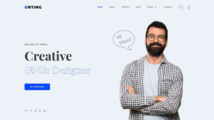 Orting - Portfolio Website Template
