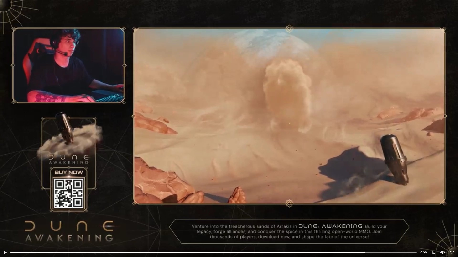 Dune: Awakening  stream overlay