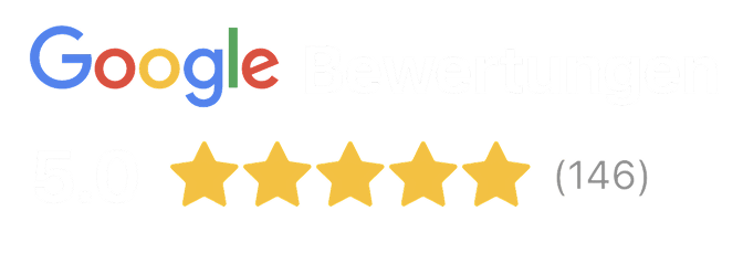 Google-Bewertungen mit 5,0 Sternen basierend auf 146 Bewertungen.