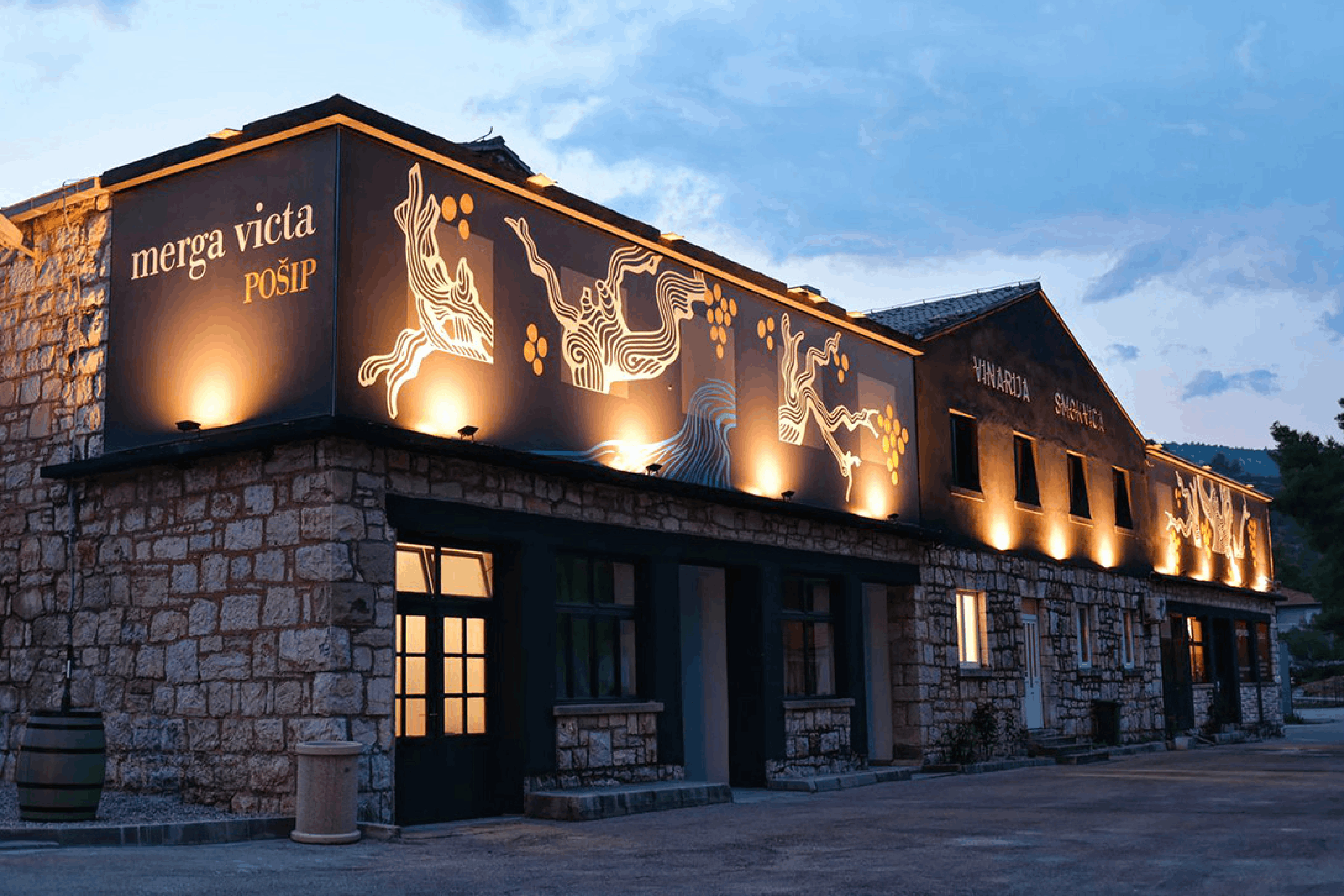 Merga Victa winery in the village Smokvica on the island of Korčula