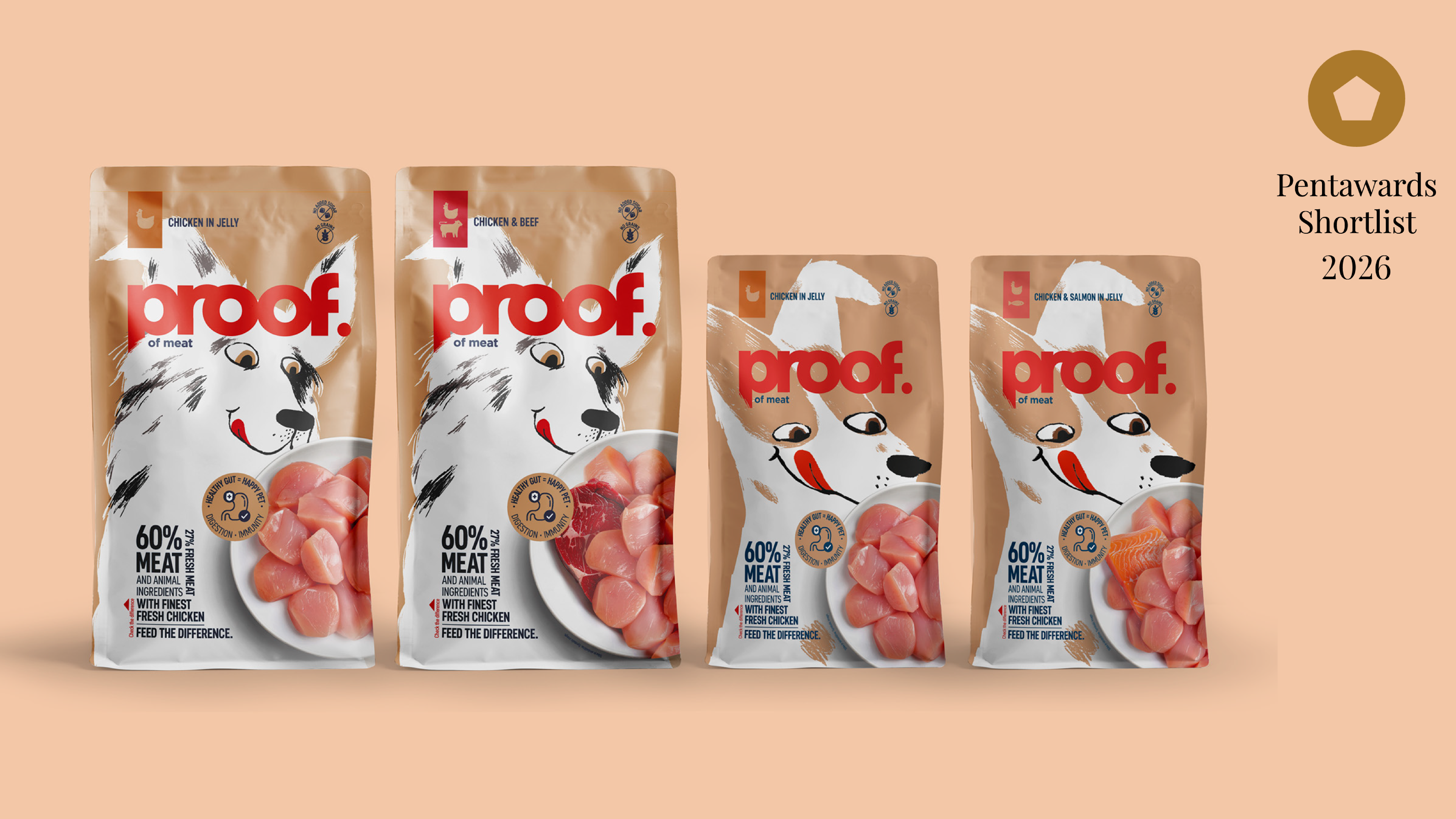 Proof, brand hrane za pse u najužem izboru Pentawardsa