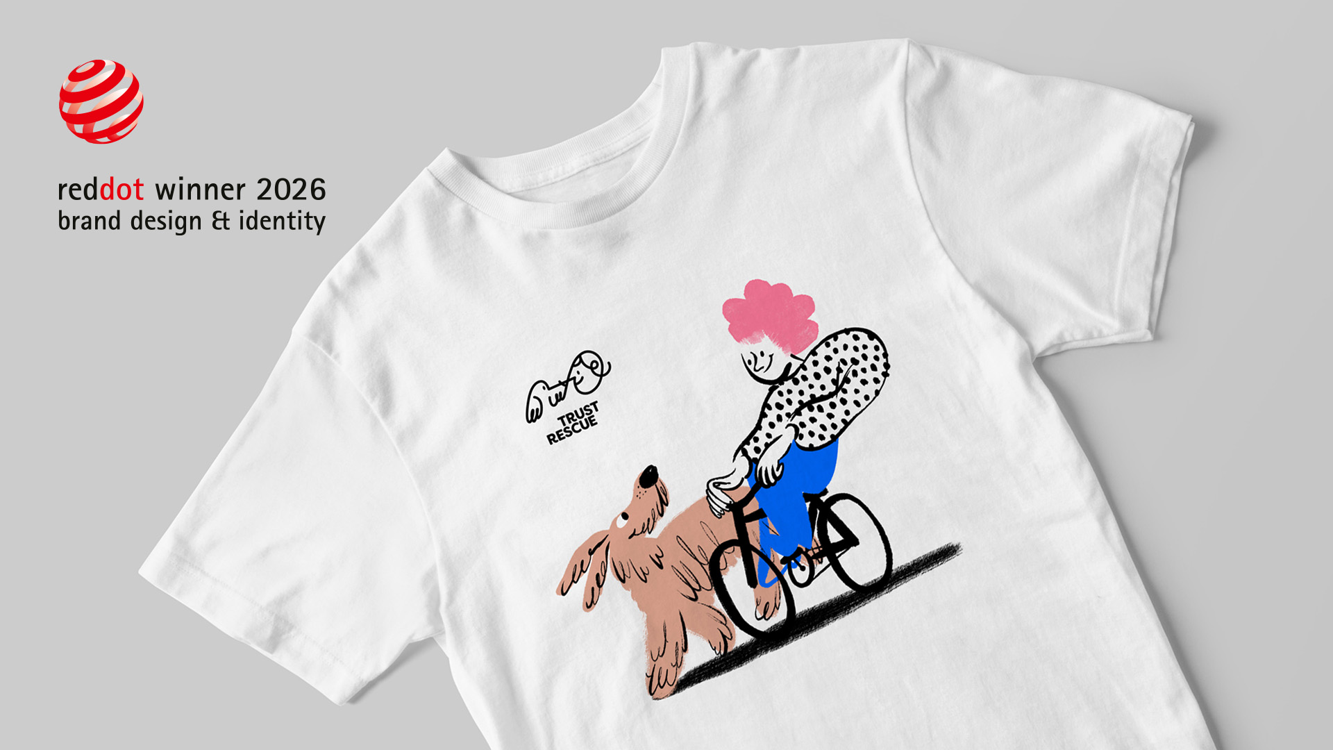 Trust Rescue T-shirt with illustration