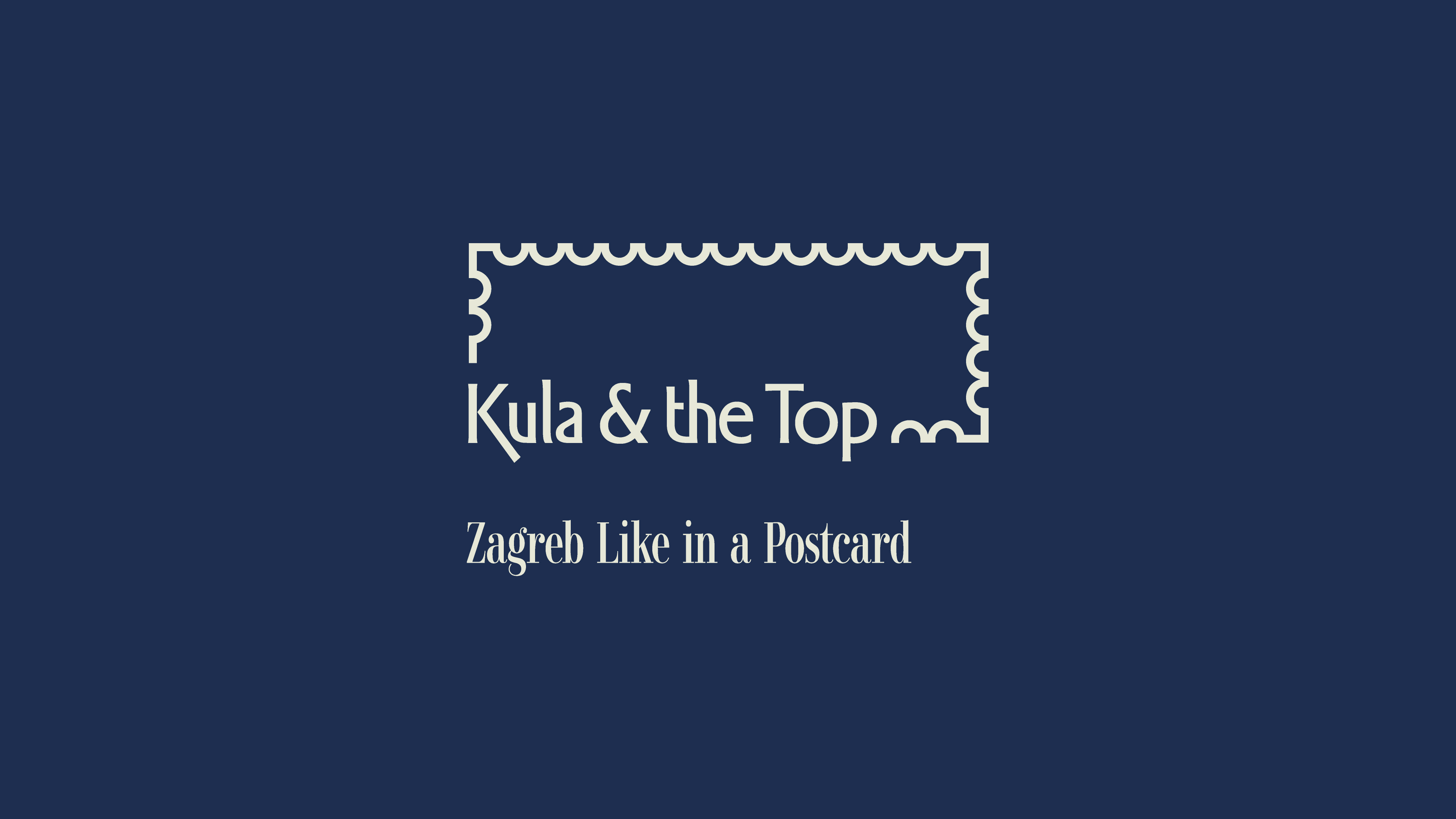 Brand identity and logo design for Kula & the Top, an aparthotel iz Zagreb