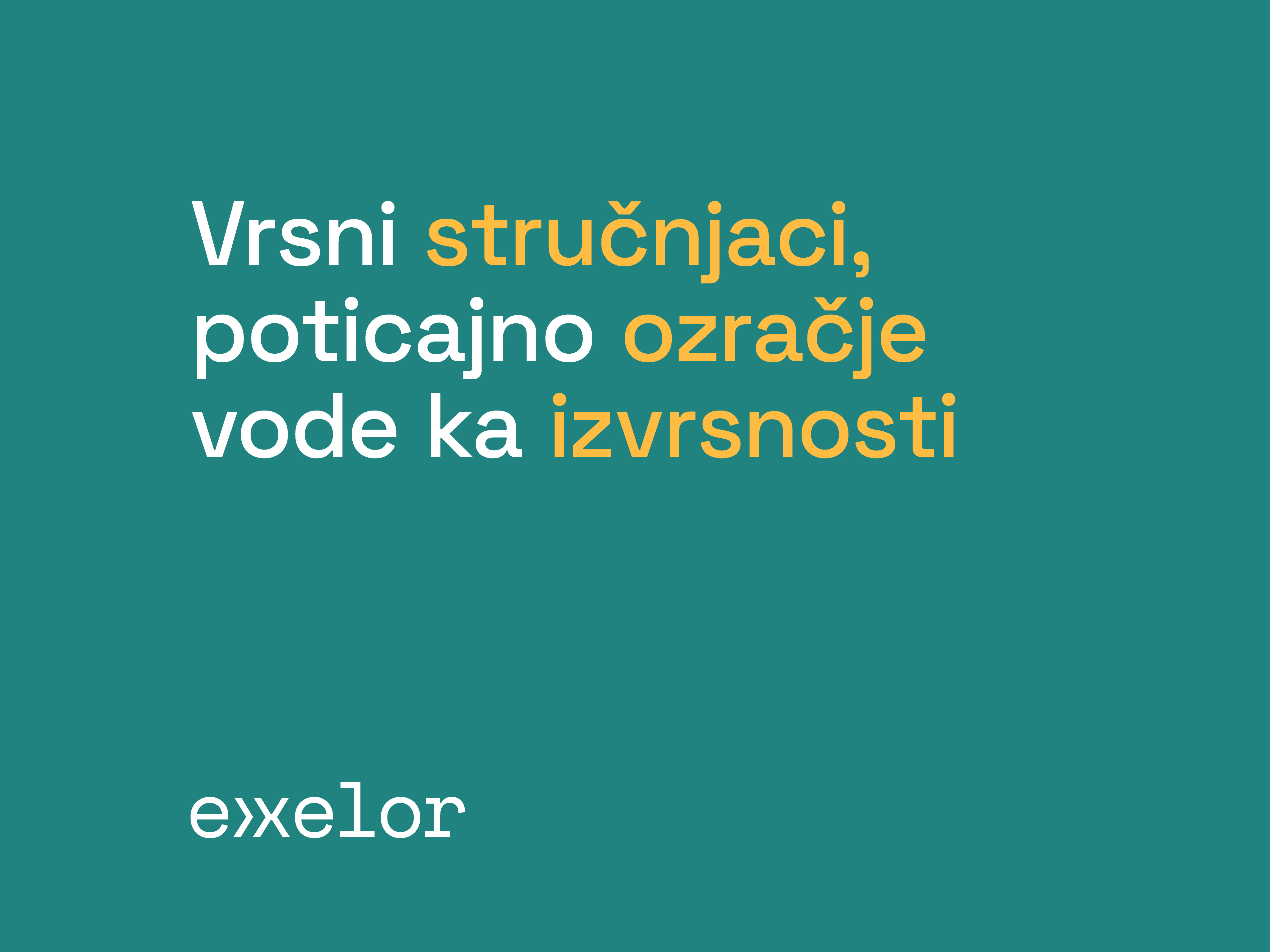 Verbalni identitet i ključna poruka za Exelor, putničku agenciju specijaliziranu za kongresni turizam