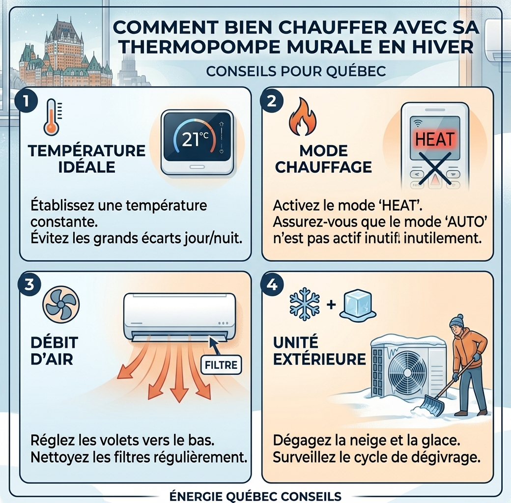 Conseils chauffage thermopompe