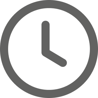 Green clock icon showing the time 3:00.