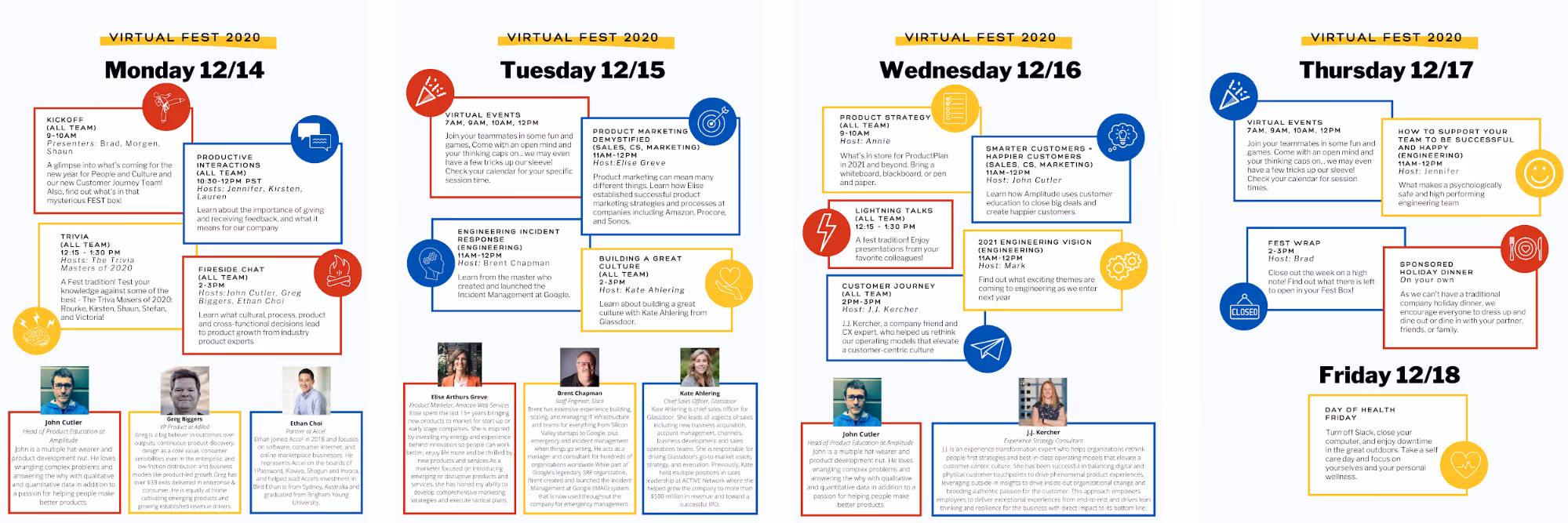 ProductPlan Winterfest Virtual Event Schedule