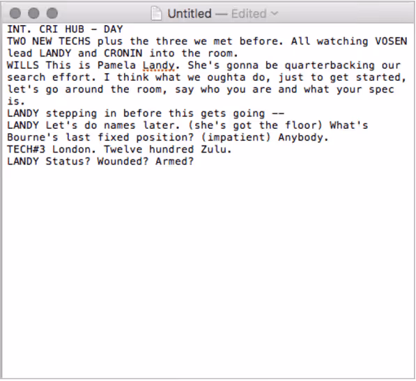 text editor script