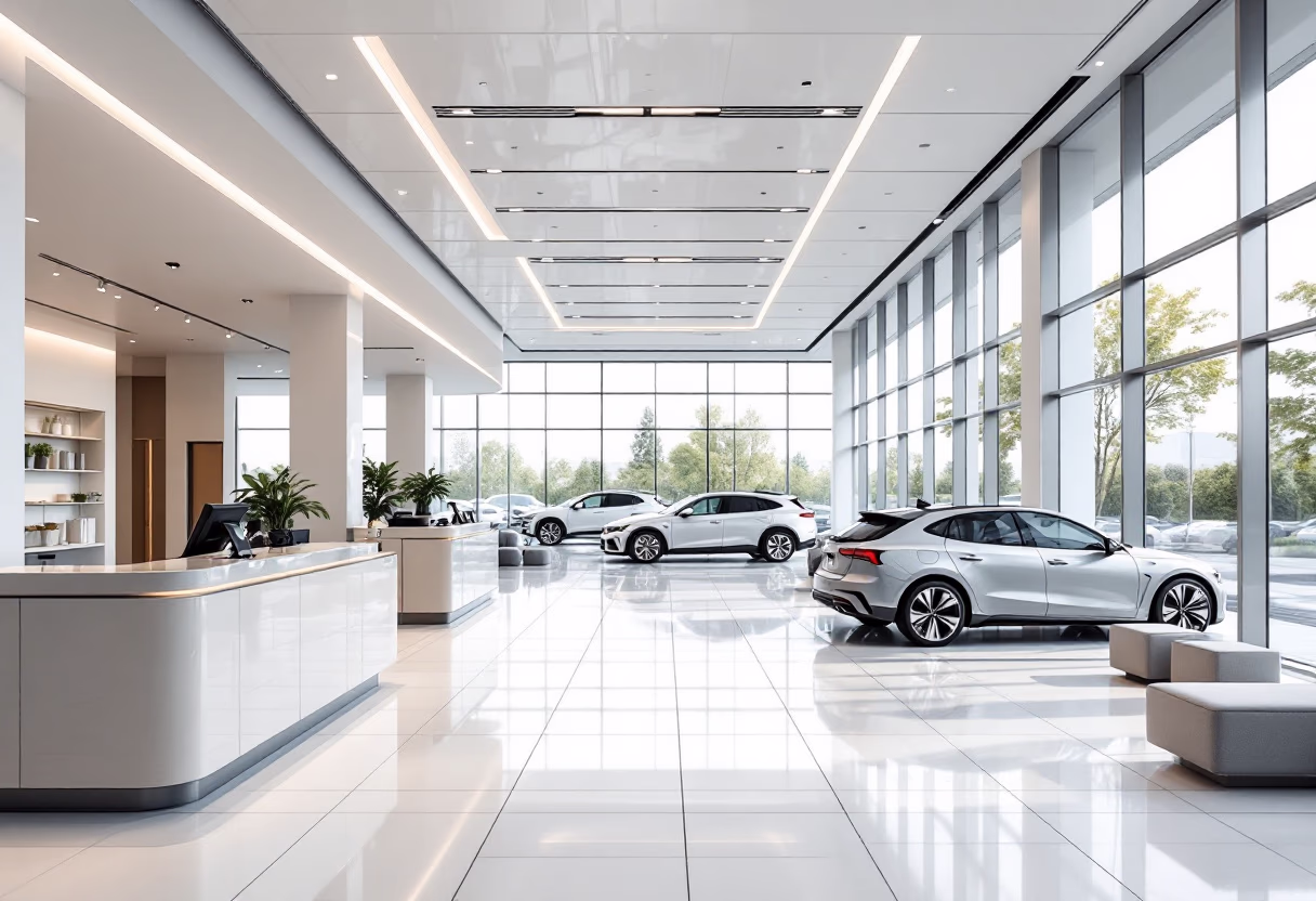 image of interior features (for an auto dealership)