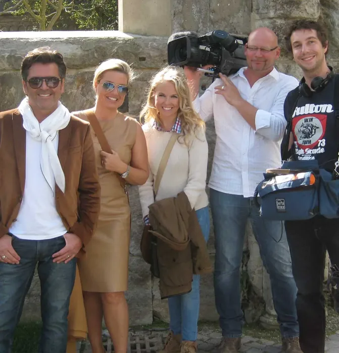 ZDF-Homestory-Dreh mit Thomas Anders und seiner bezaubernden Frau Claudia in Koblenz