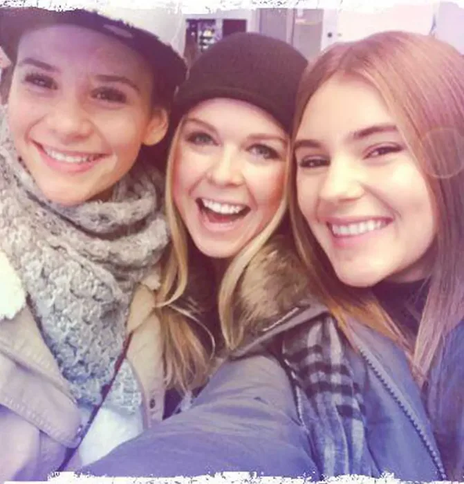 ...mit "Germany's Next Topmodel" Stefanie Giesinger & Betty Taube
