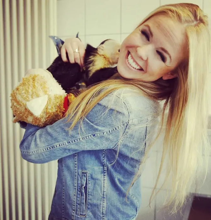 ich habe Justins Äffchen für red! im Tierheim besucht