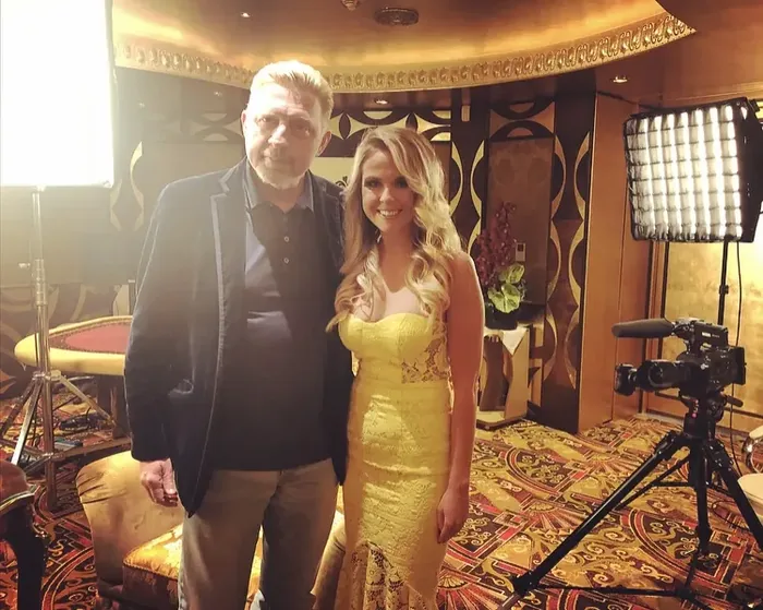 In Tschechien mit Boris Becker