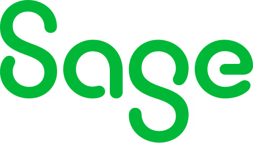 Sage company logo in green text.