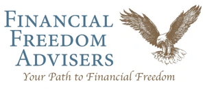 Financial Freedom Advisors logo - your path to financial freedom - with a picture of an eagle