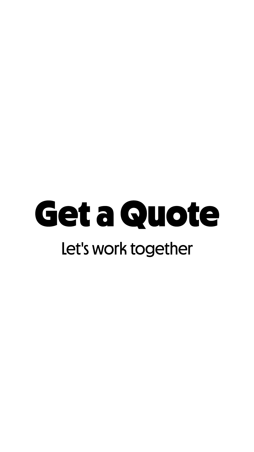 Get a Quote