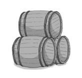 Icône noire représentant un chapeau de cowboy simplifié.