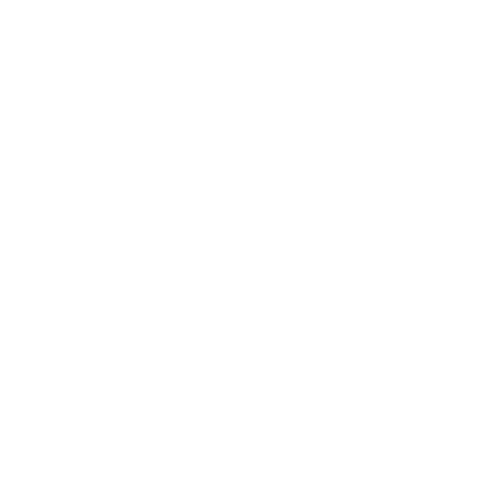 White outlined shield icon on transparent background symbolizing protection.