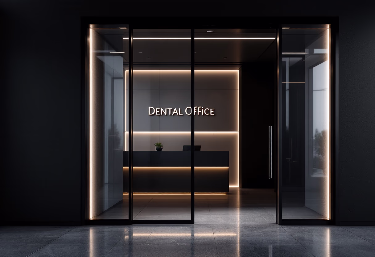 image of the office entrance (for a dental office)