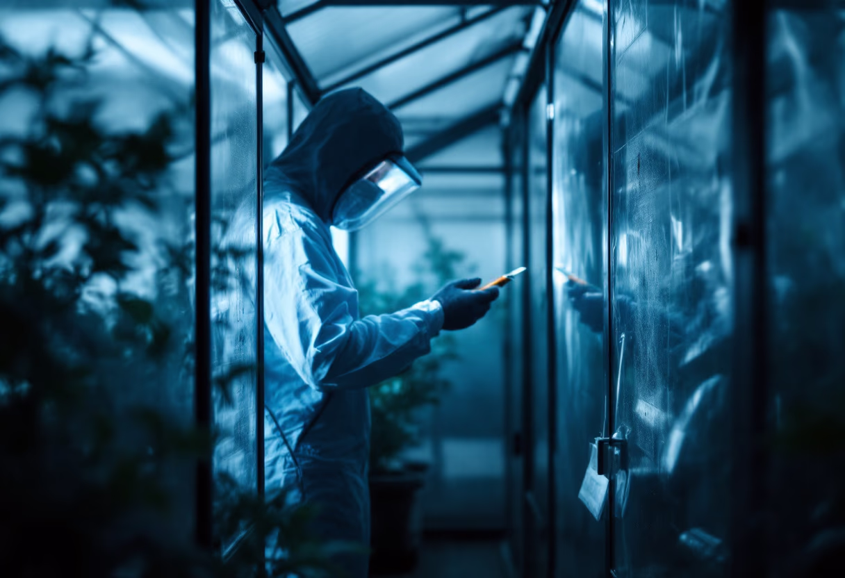 image of pest control procedures for agricultural services